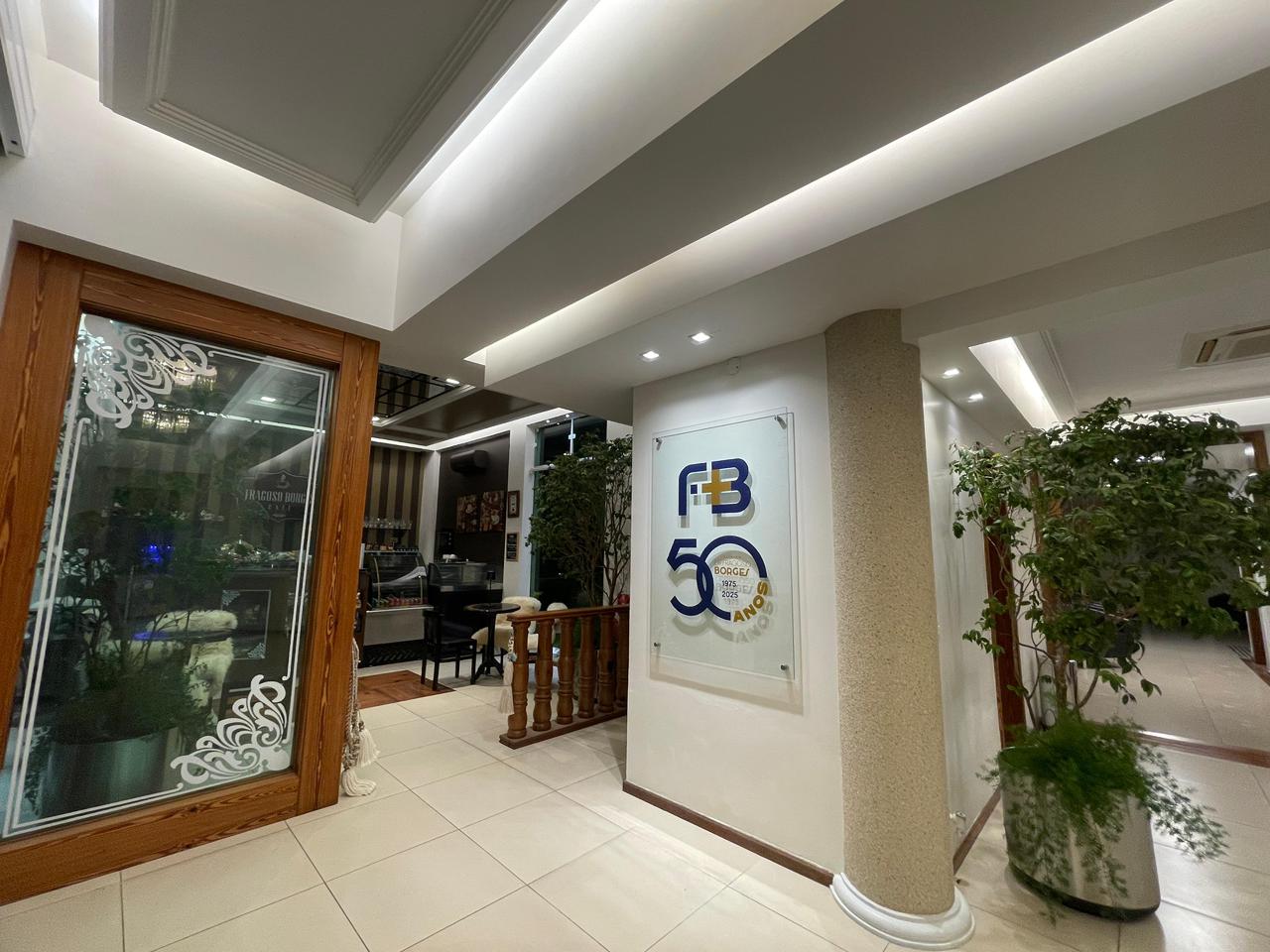 Hall de entrada da Clínica Dr. Fragoso Borges